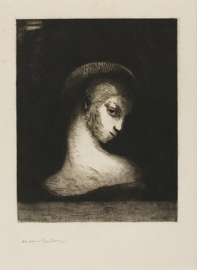 倒錯 作： Odilon Redon