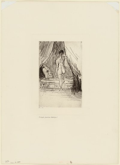 快楽、弾性ファントム!、プレート 5/9 作： Odilon Redon