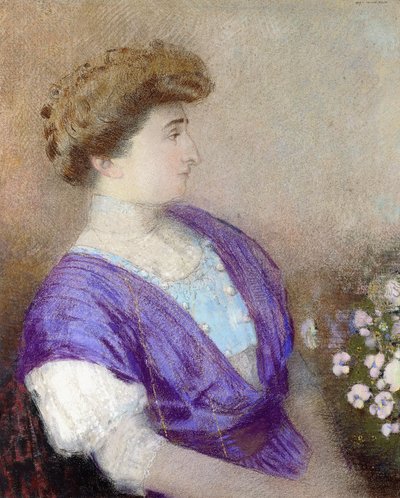 ゴネ侯爵の肖像、1907年 作： Odilon Redon