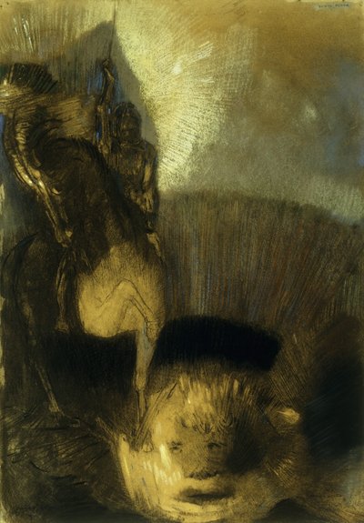 セントジョージ、c。 1905 作： Odilon Redon