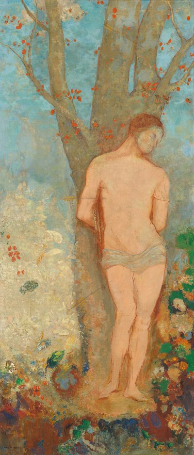 聖セバスチャン、1910 年 1912 年。 作： Odilon Redon