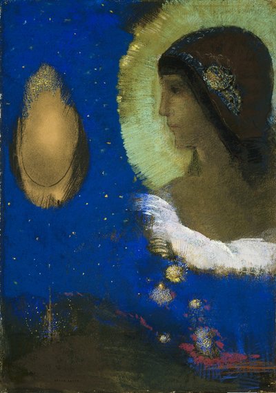 シータ、1893年頃 作： Odilon Redon