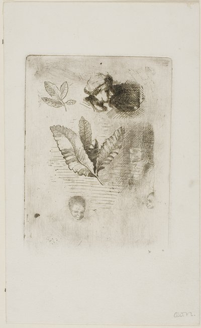 スケッチ 作： Odilon Redon