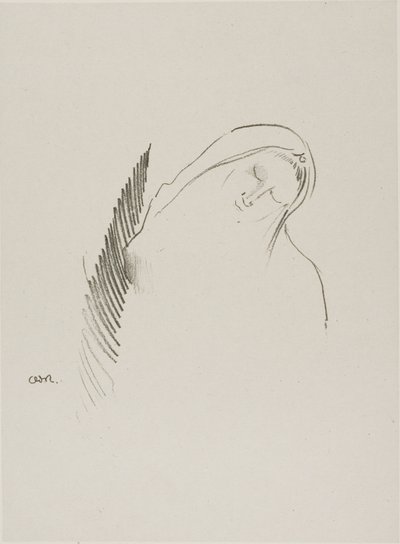 寝る 作： Odilon Redon