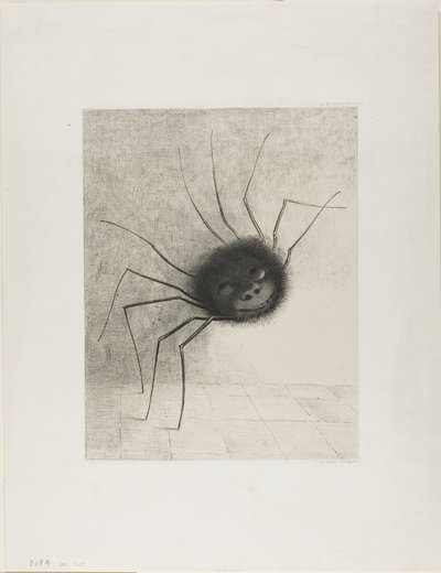 クモ 作： Odilon Redon