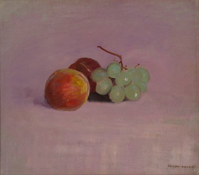 果物のある静物 作： Odilon Redon
