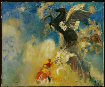 黒ペガサス 作： Odilon Redon