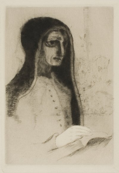 本 (聖テレジア) 作： Odilon Redon