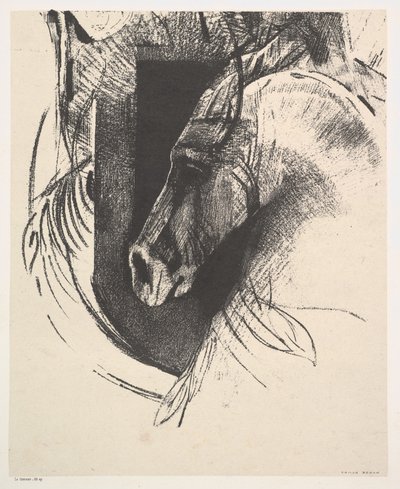充電器、1894。 作： Odilon Redon