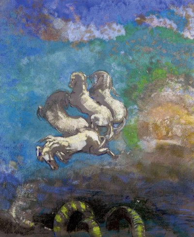 アポロの戦車 作： Odilon Redon