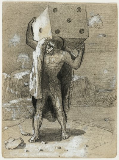 情熱の重みとも呼ばれるダイ 作： Odilon Redon