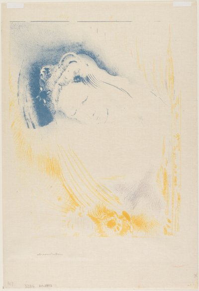 T in スラミ 作： Odilon Redon