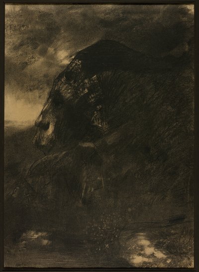スフィンクス 作： Odilon Redon