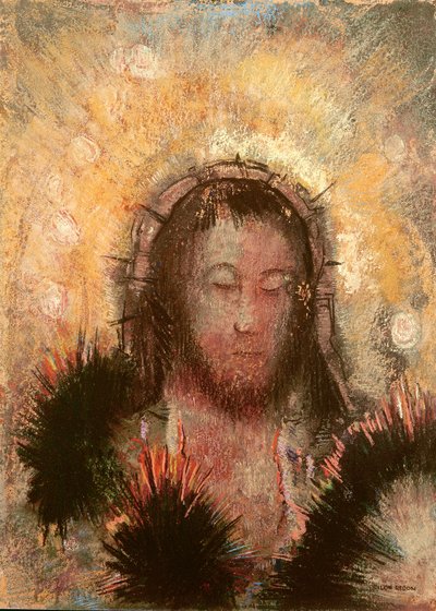 不明な画像 作： Odilon Redon