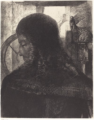 ヴュー・シュヴァリエ (老騎士) 作： Odilon Redon