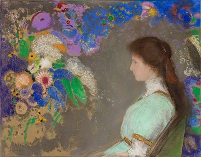 ヴァイオレット・ヘイマン 作： Odilon Redon