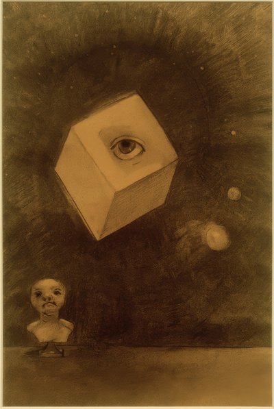 立方体 作： Odilon Redon