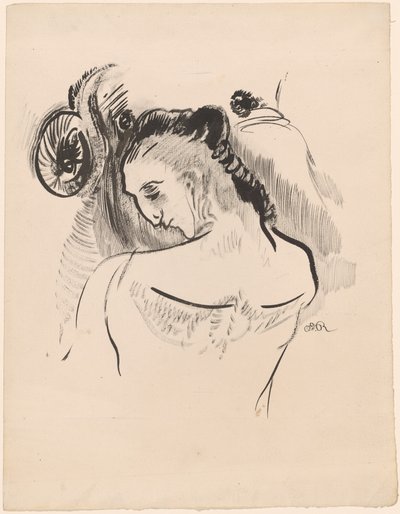 若者 作： Odilon Redon