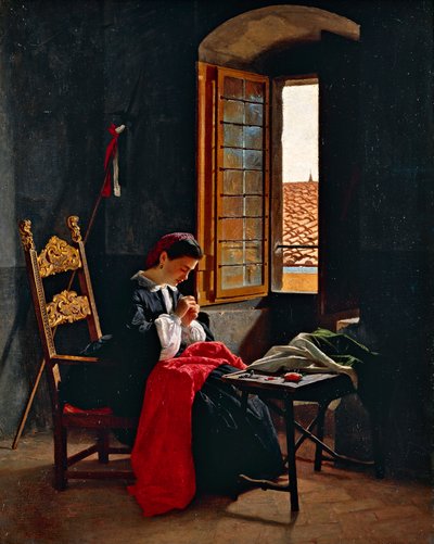 1859年4月26日 フィレンツェにて 作： Odoardo Borrani