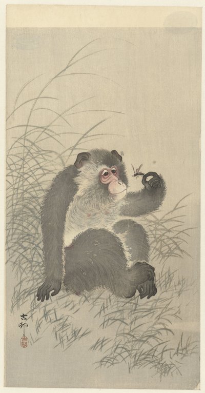 あなたは昆虫に会った 作： Ohara Koson