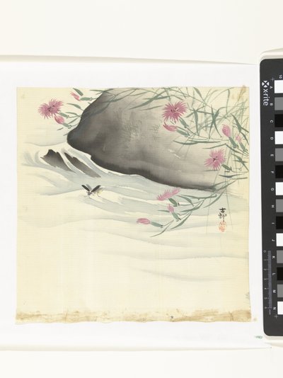 水辺の花 作： Ohara Koson