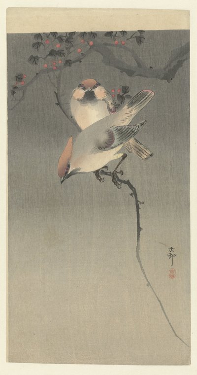 ワックスウィング 作： Ohara Koson