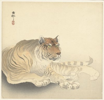 虎 作： Ohara Koson