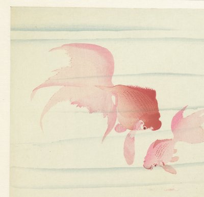 2 つのベールの尾 作： Ohara Koson