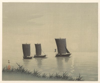 漁船 作： Ohara Koson