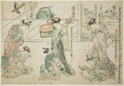 チャイルドアテンダント：3体セット 作： Okumura Masanobu