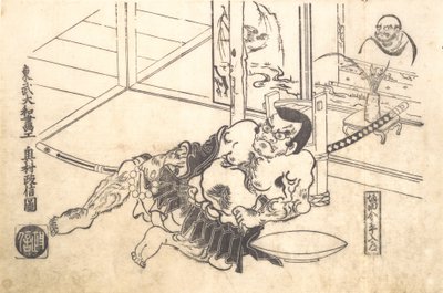 坂田金平入道 18世紀初頭., 18世紀初頭. 作： Okumura Masanobu