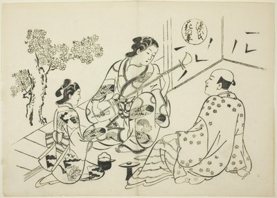 源氏物語の華の園の章（源氏華の園） 作： Okumura Masanobu