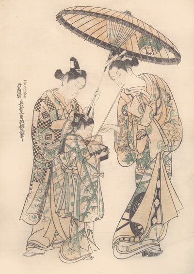 2 つの図。 作： Okumura Masanobu