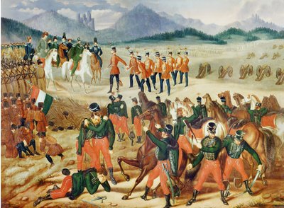 1849年8月13日、ビルゴスでのハンガリー反乱軍の敗北 作： Olajfestmenye Klinovszki