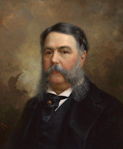 チェスター・A・アーサー、1881年。 作： Ole Peter Hansen Balling