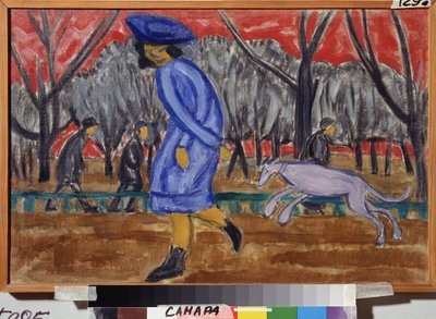 ル・ブルバードir。 Peinture de Olga Vladimirovna Rosanova（1886-1918）、Hille Sir Tiele 作： Olga Wladimirowna  Rosanowa