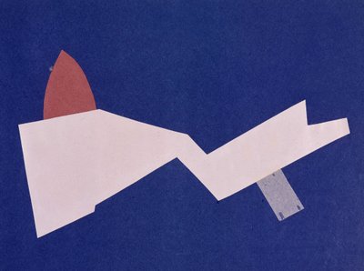 普遍的な戦争：オルガ・ロサノバのコラージュ作品、1916年1月 作： Olga Wladimirowna  Rosanowa