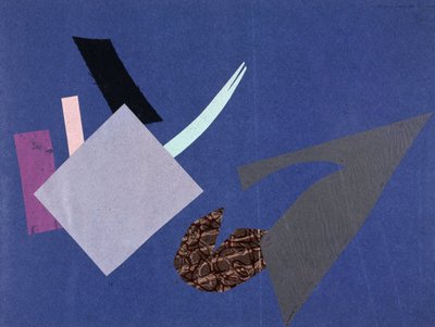 普遍的な戦争：オルガ・ロサノバのコラージュ作品、1916年1月 作： Olga Wladimirowna  Rosanowa