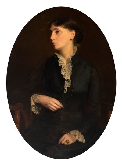 フィデリア・ブリッジスの肖像 作： Oliver Ingraham Lay