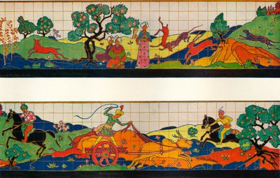 大英帝国のレストランの外装の装飾、c1924。 作： Oliver Percy Bernard