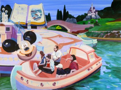 シテール島への巡礼、2015年（キャンバスにアクリル絵の具） 作： Olivier Morel