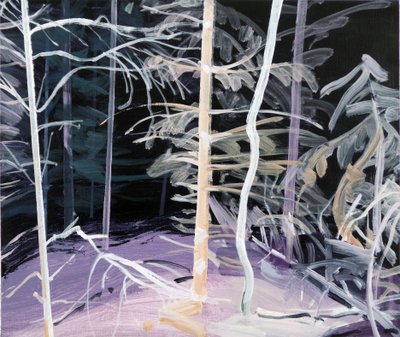 Forêt-noire3、2017（キャンバスにアクリル絵の具） 作： Olivier Morel