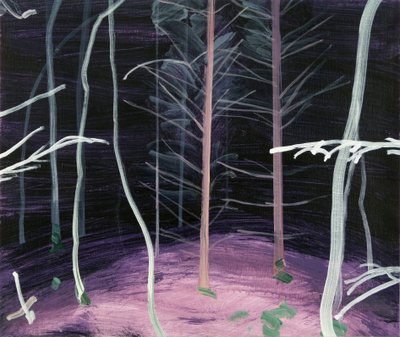 Forêt-noire6、2017（キャンバスにアクリル絵の具） 作： Olivier Morel