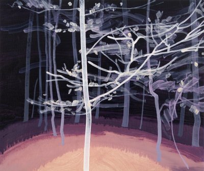 Forêt-noire7、2017（キャンバスにアクリル絵の具） 作： Olivier Morel