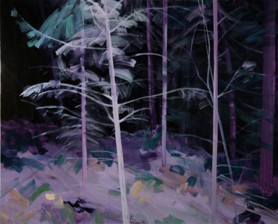 Forêt-noire8、2019（キャンバスにアクリル絵の具） 作： Olivier Morel