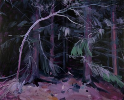 Forêt-noire9、2019（キャンバスにアクリル絵の具） 作： Olivier Morel