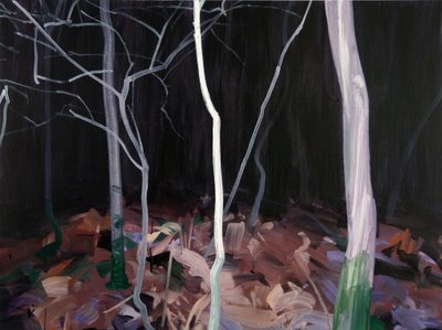 Forêt13金曜日-2015年11月13日（キャンバスにアクリル絵の具） 作： Olivier Morel