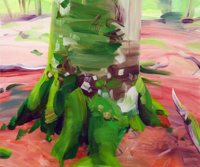 Forêt27、2017（キャンバスにアクリル絵の具） 作： Olivier Morel