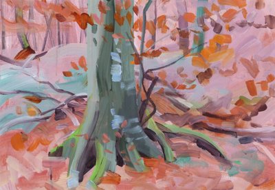 Forêt32、2018（キャンバスにアクリル絵の具） 作： Olivier Morel