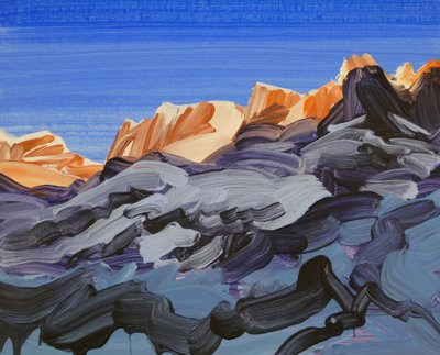 ロイカーバッド11、2012年（キャンバスにアクリル画） 作： Olivier Morel